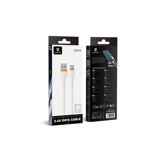 Lenyes LC545 | USB-A to Type-C 12W Hızlı Şarj ve Veri Kablosu 1M