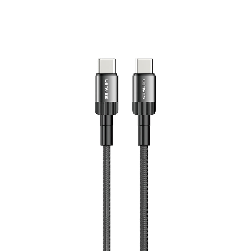 Lenyes LC546 | Type-C to Type-C Örgü Tasarımlı 60W Hızlı Şarj Kablosu 1M