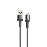 Lenyes LC546 | USB-A to Lightning Örgü Tasarımlı 12W Şarj Kablosu 1M