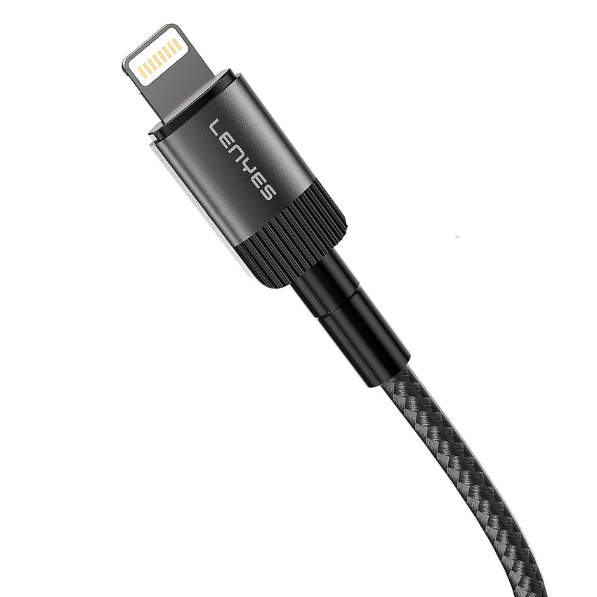 Lenyes LC546 | USB-A to Lightning Örgü Tasarımlı 12W Şarj Kablosu 1M
