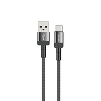Lenyes LC546 | USB-A to Type-C Örgü Tasarımlı 12W Şarj Kablosu 1M