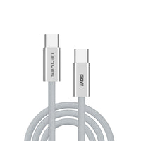Lenyes LC551 Type-C to Type-C PD 60W Örgü Tasarımlı Hızlı Şarj & Data Kablosu 1M