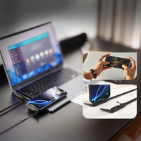 Lenyes LC553 Type-C to Type-C E-MARK Çipli Standlı Data ve Şarj Kablosu 100W 1M