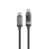 Lenyes LC571 OLED Dijital Ekranlı Type-C to Type-C Data ve Şarj Kablosu 240W 1.2M