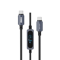 Lenyes LC572 TFT Ekranlı Type-C to Type-C Data ve Şarj Kablosu 240W 1.2M