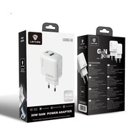 Lenyes LCH93 | Type-C ve USB GaN Teknolojili PD Hızlı Şarj Adaptörü 30W