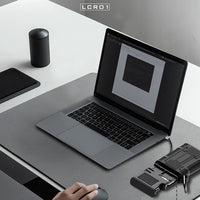 Lenyes LCR01 Type-C Kablolu Su Geçirmez Çoklu Kart Depolama ve Okuyucu Kutusu 10 Gbps