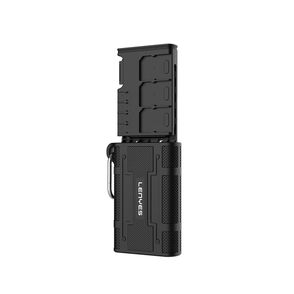 Lenyes LCR02 | 10Gbps Kart Okuyucu & Depolama Kutusu | Type-C | IP54 Su Geçirmez