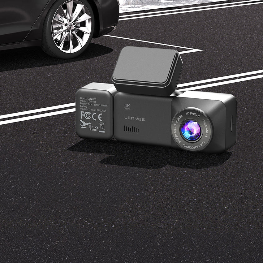 Lenyes LDR101 | 4K WiFi Destekli GPS’li Ön ve Arka Araç Kamerası