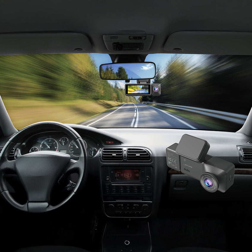 Lenyes LDR101 | 4K WiFi Destekli GPS’li Ön ve Arka Araç Kamerası