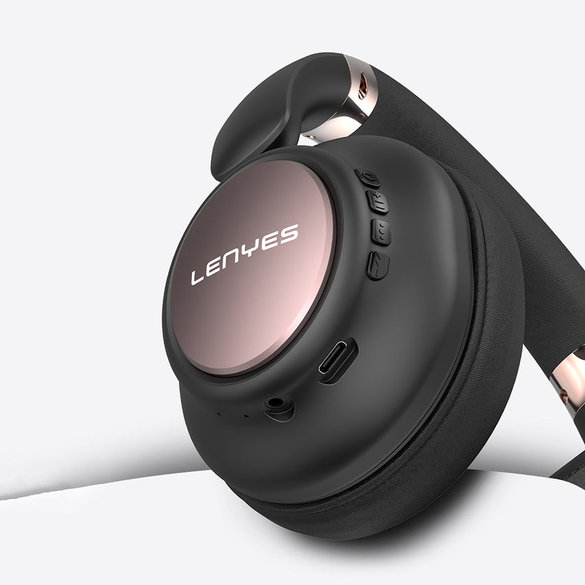 Lenyes LH89 Bluetooth 5.3 Kulak Üstü Kulaklık, ANC Gürültü Engelleme, Şeffaf Mod ve 30 Saat Pil Ömrü