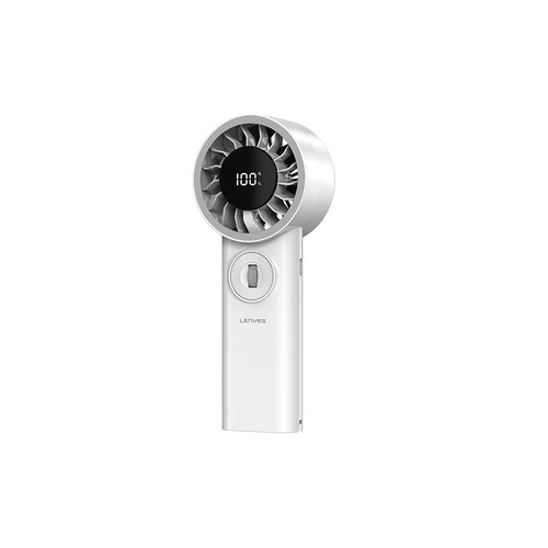 Lenyes LHF18 Dijital LED Göstergeli Yüksek Hızlı Portatif Soğutucu El Fanı 10000 RPM