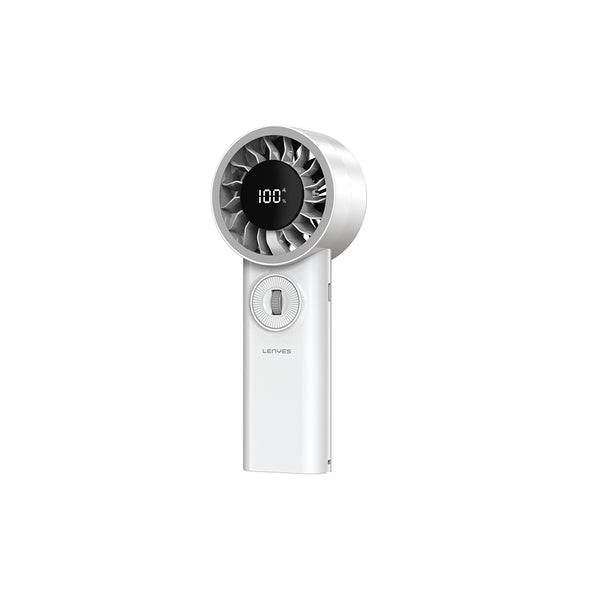 Lenyes LHF18 Dijital LED Göstergeli Yüksek Hızlı Portatif Soğutucu El Fanı 10000 RPM