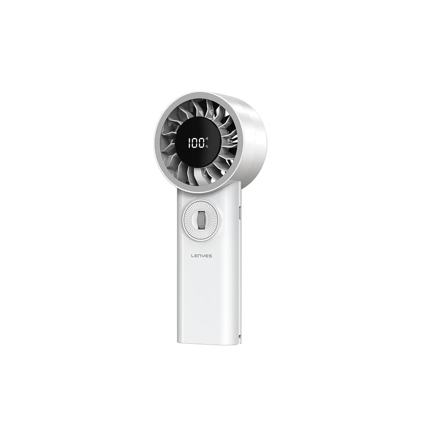 Lenyes LHF18 Dijital LED Göstergeli Yüksek Hızlı Portatif Soğutucu El Fanı 10000 RPM