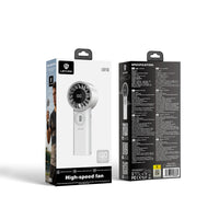 Lenyes LHF18 Dijital LED Göstergeli Yüksek Hızlı Portatif Soğutucu El Fanı 10000 RPM
