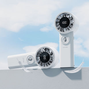 Lenyes LHF18 Dijital LED Göstergeli Yüksek Hızlı Portatif Soğutucu El Fanı 10000 RPM