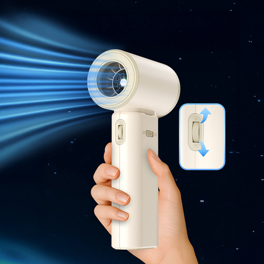 Lenyes LHF19 | 19.500 RPM 100 Kademeli LED Portatif El Fanı