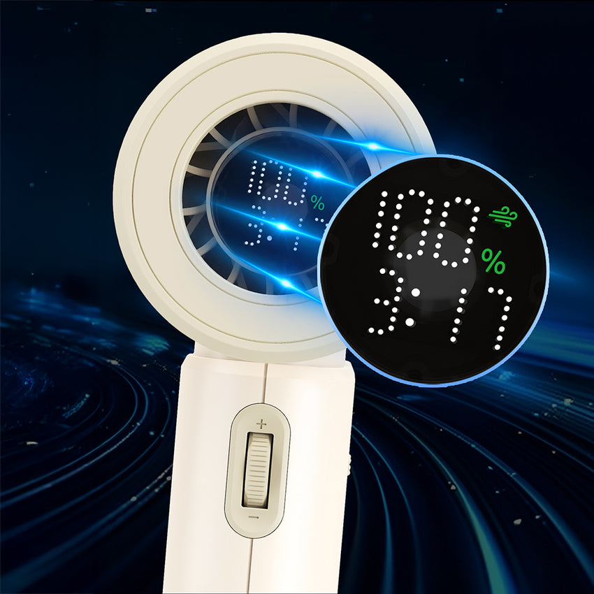 Lenyes LHF19 | 19.500 RPM 100 Kademeli LED Portatif El Fanı