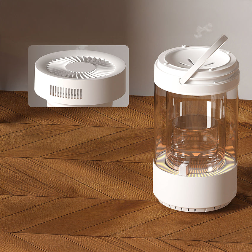Lenyes LHU05 Zaman Ayarlı RGB Atmosfer Işıklı Aydınlatma Akıllı Isıtmalı Hava Nemlendirici
