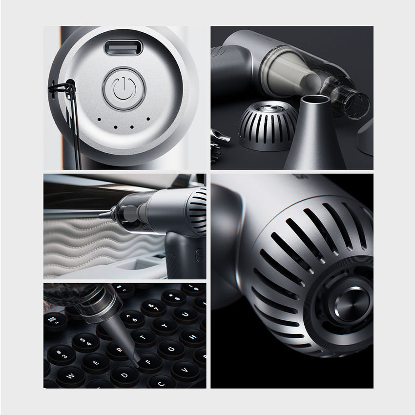 Lenyes LTF02 | 90000rpm LED Göstergeli Turbo El Fanı ve Toz Temizleyici