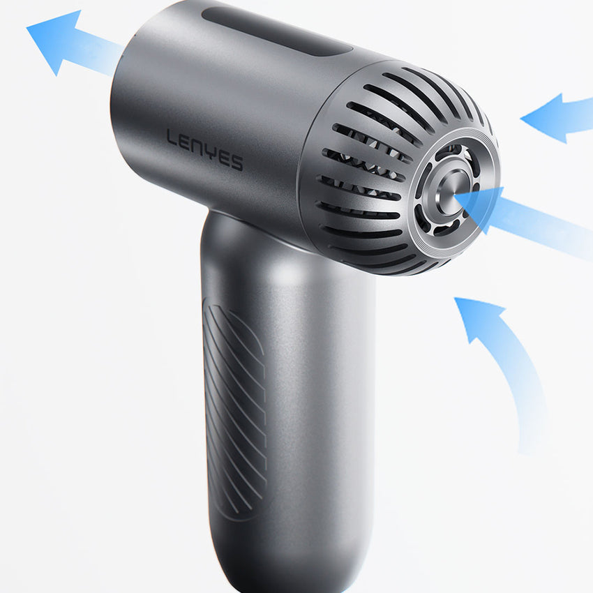 Lenyes LTF02 | 90000rpm LED Göstergeli Turbo El Fanı ve Toz Temizleyici