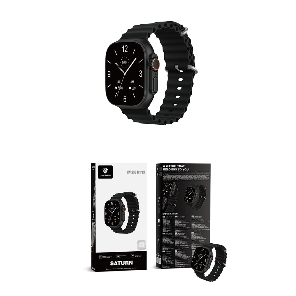 Lenyes LW-238 Ultra3 Saturn iOS & Android Uyumlu Akıllı Saat