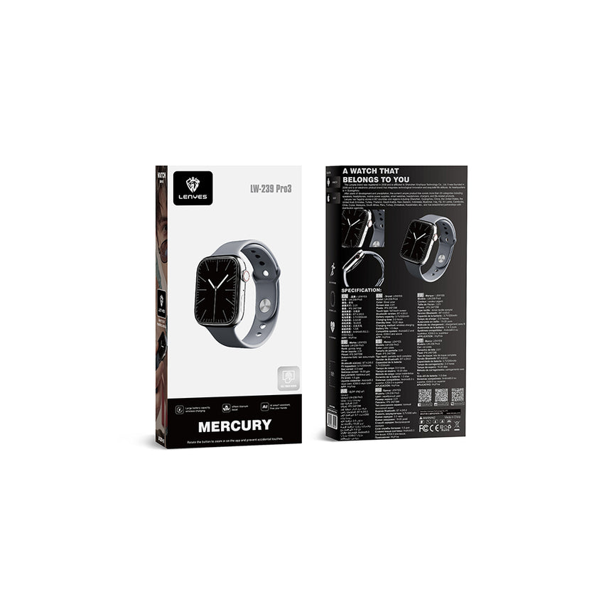 Lenyes LW-239 Pro3 | iOS & Android Uyumlu HD Ekranlı Akıllı Saat