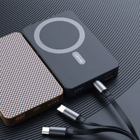 Lenyes P32-1 | M-safe Aramid Fiber 15W Kablosuz Powerbank 10000mAh
