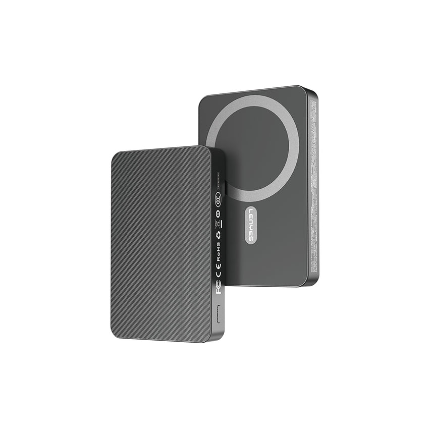 Lenyes P32-1 | M-safe Aramid Fiber 15W Kablosuz Powerbank 10000mAh