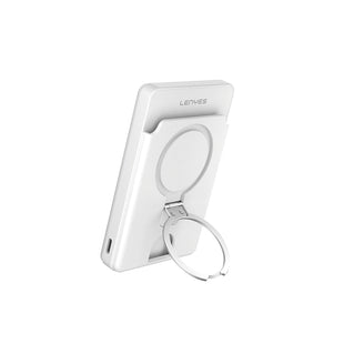 Lenyes PW0006D | PD  Apple Find My Destekli 20W Hızlı Şarj Kartlıklı Standlı Wireless Powerbank 5000mAh