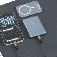 Lenyes PW0011D Ultra İnce LED Göstergeli Wireless Powerbank 15W 5000mAh