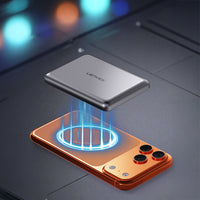 Lenyes PW0015D | Ultra İnce Manyetik Kablosuz Powerbank 15W 5000mAh LED Göstergeli