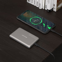 Lenyes PW0015D | Ultra İnce Manyetik Kablosuz Powerbank 15W 5000mAh LED Göstergeli
