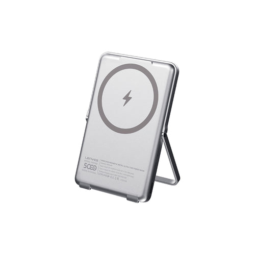 Lenyes PW038D | 20W Ultra İnce Standlı Wireless Powerbank 15W 5000mAh