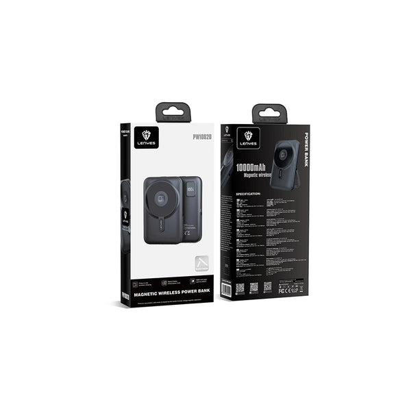 Lenyes PW1002D | 20W LED Ekranlı Standlı Kablosuz Powerbank 10000mAh