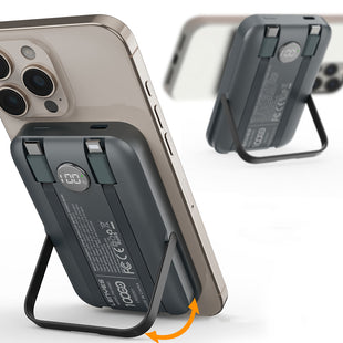 Lenyes PW1006D | 15W Kablosuz + LED Ekranlı 10000mAh Powerbank