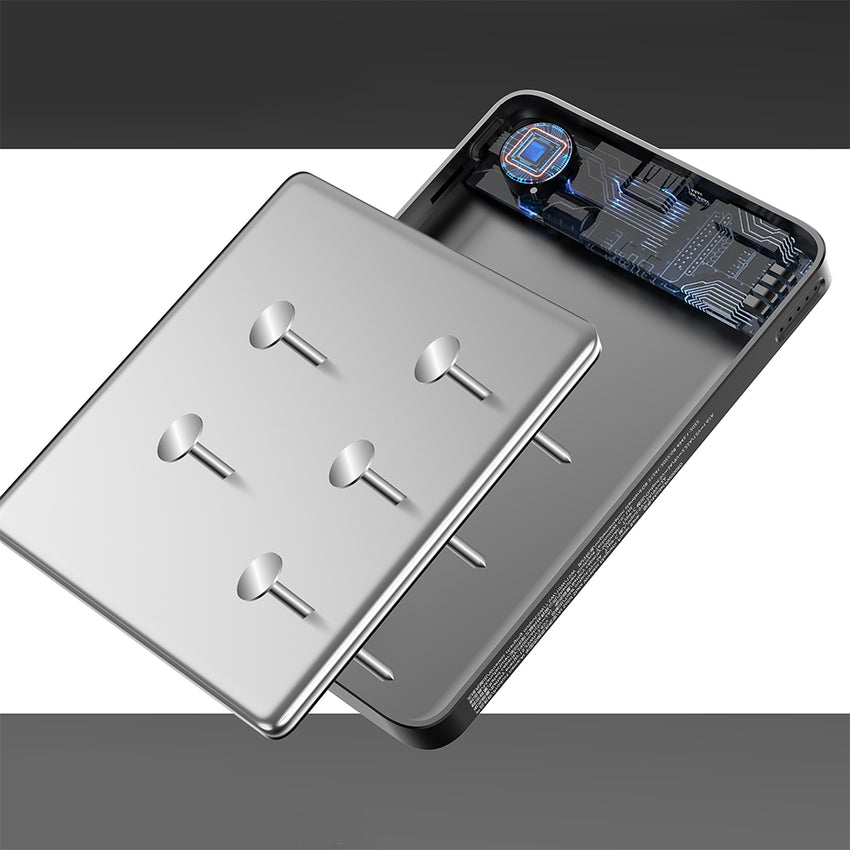 Lenyes PW1008D | Çeviri Özellikli PD 20W LED Ekranlı 15W Wireless Powerbank 10000mAh