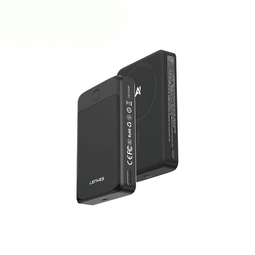 Lenyes PW1008D | Çeviri Özellikli PD 20W LED Ekranlı 15W Wireless Powerbank 10000mAh