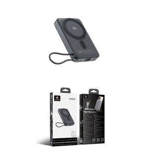 Lenyes PW1009D | 35W Hızlı Şarj Destekli Katlanabilir Standlı 10000mAh Wireless Powerbank