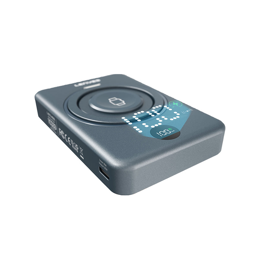 Lenyes PW1010D Standlı Akıllı Saat Kablosuz Şarj Özellikli Wireless Powerbank 20W 10000mAh