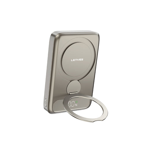 Lenyes PW1012D PD 20W 360° Döner Standlı Kablosuz Powerbank 15W 10000mAh