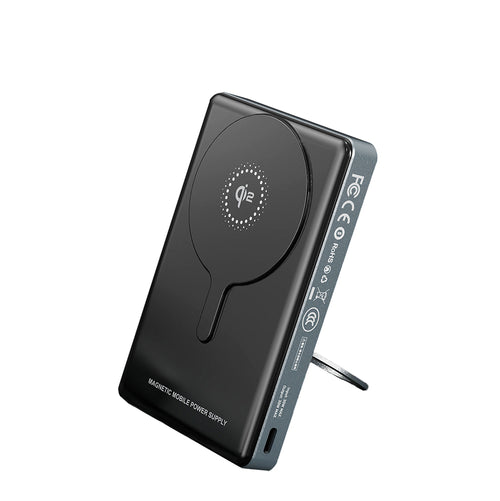 Lenyes PW1013D Qi2 Teknolojili 360° Standlı Kablosuz Şarj Özellikli Wireless Powerbank 30W 10000mAh