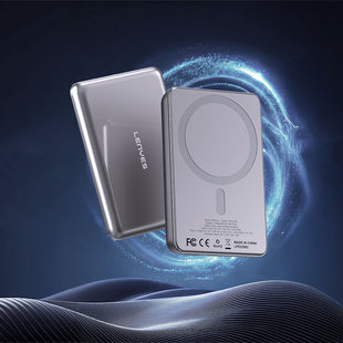 Lenyes PW1015D | Ultra İnce Manyetik Kablosuz Powerbank 15W 10000mAh LED Göstergeli
