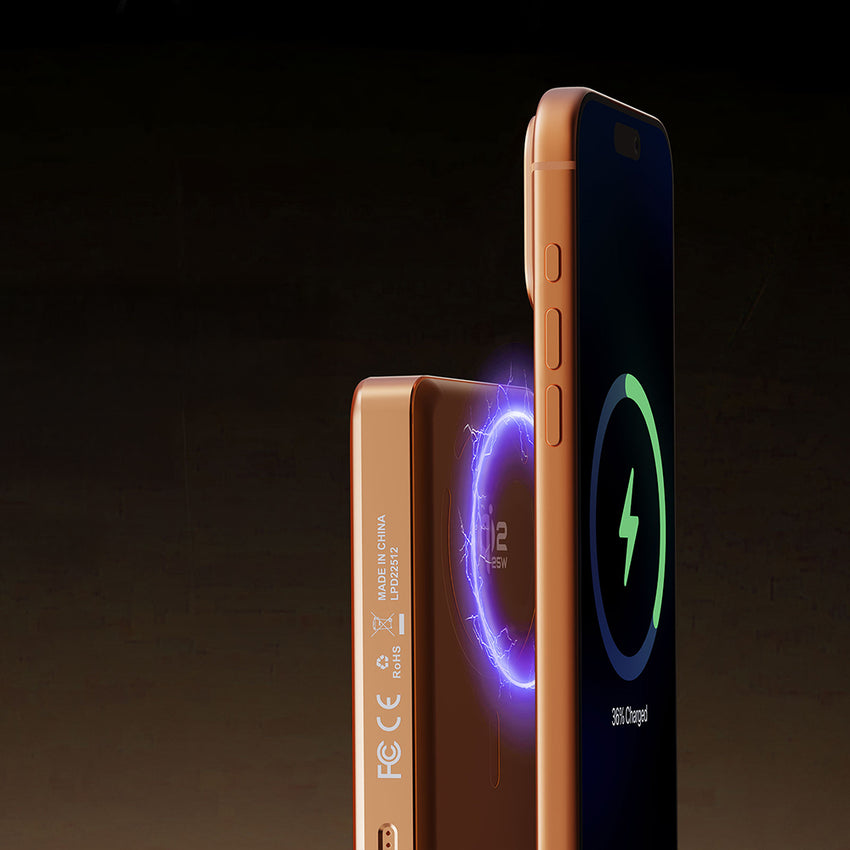 Lenyes PW1018D Qi2 Teknolojili Katı Hal Pilli Wireless Powerbank 35W 10000mAh