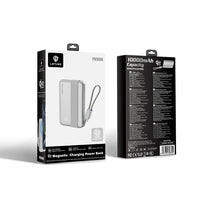 Lenyes PW1019D Qi2 Teknolojili Dahili Type-C Kablolu Wireless Powerbank 45W 10000mAh