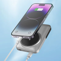 Lenyes PW134D | 20W Ultra İnce Standlı Wireless Powerbank LED Ekranlı 10000mAh