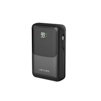 Lenyes PW223D | 22.5W Kablosuz Şarjlı LED Ekranlı Type-C & Lightning Powerbank 20000mAh
