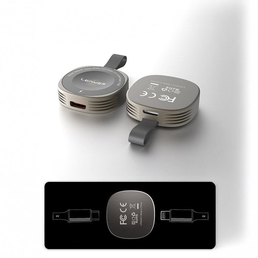 Lenyes PW316 | Mini Magnetik Wireless Akıllı Saat Şarj Cihazı 2.5W