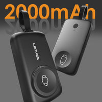 Lenyes PX0001D | Akıllı Saat Kablosuz Şarjlı Powerbank | 2000mAh Type-C