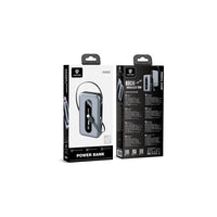 Lenyes PX1002D | 35W Hızlı Şarj Destekli Entegre 2 Kablolu Dijital LED Ekranlı Powerbank 10000mAh